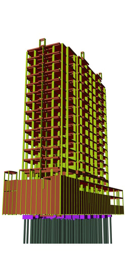 Projeto Estrutural de edificação residencial.