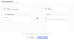 ClickUp Automation Task Created & Email Example