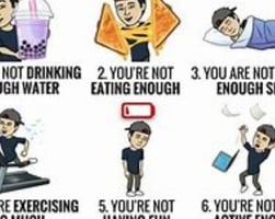 Feeling tired, having trouble sleeping, not feeling hungry, not being interested in sex, depression