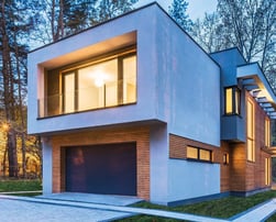 a modern house with a modern design and a modern design