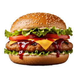 BBQ Chicken Burger from PremiYum Foods!