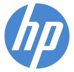 Logo HP azul