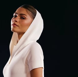 Zendaya wearing Louis Vuitton at Paris Fashion Week