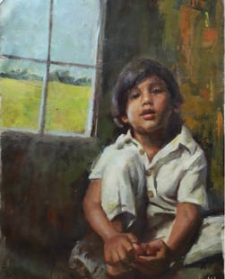 "Khidr" - Oil on linen, 2024