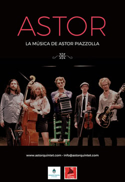 ASTOR quintet, la música de Astor Piazzolla en Madrid