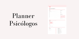 print do planner com os dizeres planner para psicólogos