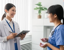 日本人医療者が別の日本人医療者をヒアリング