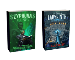 Zyphura Money and The Mystic Labyrinth duo bundle. Banned ebooks on Vexoner about money and mindset