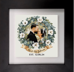 Bride and Groom Memory Wedding Keepsake Tile