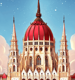 Childrens Book, Best Tales of Hungary, Parliment