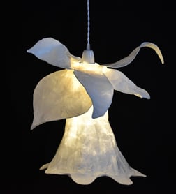 suspension lumineuse jardin d'Alice au pays des merveilles