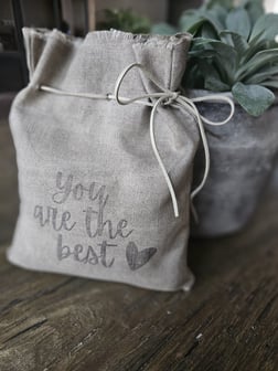 Persoonlijk cadeau: handgemaakt cadeauzakje
