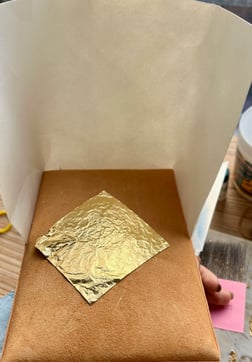 dorure à la feuille d'or