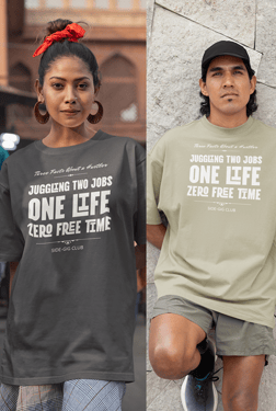 three facts about a hustler, juggling two jobs, one life, zero free time, side gig hustle, gig work