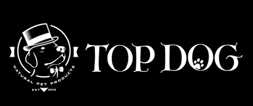 alt="Λογότυπο της TOP DOG – ελληνική εταιρία σαμπουάν και αρωμάτων για καλλωπισμό σκύλων"