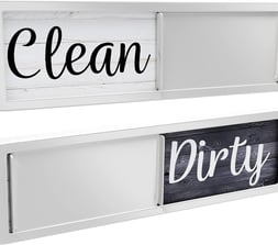 Dishwasher magnet clean dirty sign