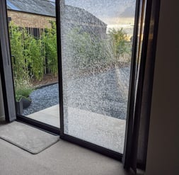 Fix broken glass patio door repair service west hills Calabasas sliding door replace