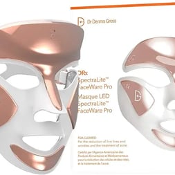 Dr. Dennis Gross DRx SpectraLite FaceWare Pro – LED Face Mask for Anti-Aging, Acne Treatment, and Sk