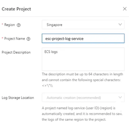 Alibaba Log Service deployment for ECS
