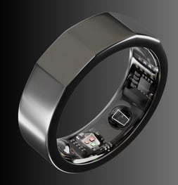 Oura Ring Gen3 Heritage - Stealth - Size 9 - Smart Ring - Size First with Oura Ring Gen3 Sizing Kit 