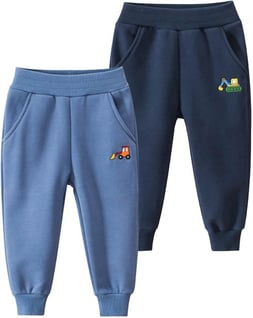 Cotton sweatpants for little boys 
