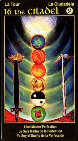 16 CITADEL Tarot Card I Am One Tarot Deck
