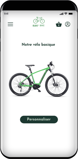 Écran personnalisation