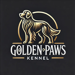 Golden Paws Retrievers logo