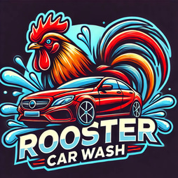 Rooster Car wash logo