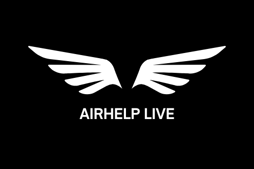 Airhelp live black and white logo