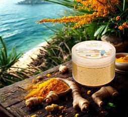 Muối 3 vị gừng nghệ sả Sahu 300g