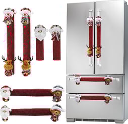 Mosoan Christmas Decoration Refrigerator Door Handle Covers