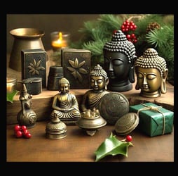 antique brass sculptures