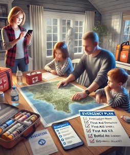 image plan de secours familial