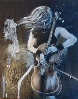 Cello speler