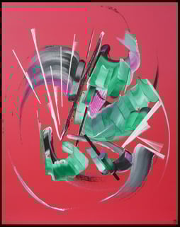 La bulle de Mya | tableau abstrait