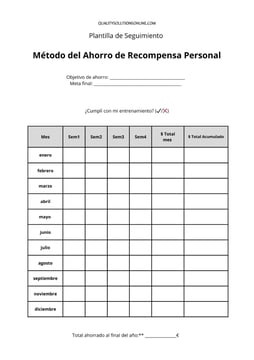 Transforma tu Disciplina en Ahorro: El Método del Ahorro de Recompensa Personal