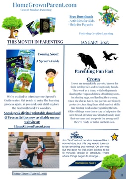 Current Parenting Newsletter Page 1