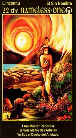 22 NAMELESS ONE Tarot Card I Am One Tarot Deck