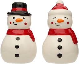 Pearhead Snowmen Shaker Set, Christmas Kitchen Decorations