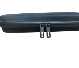 pouch with waterproof zippers