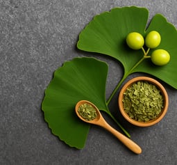 Ginkgo biloba en Flexacil Ultra para mejorar circulación articular y tejidos