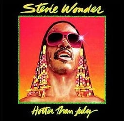 Stevie Wonder Hotter Than July album cover