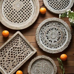 trays decorative wooden
