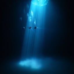 Liquid Light: An underwater photography guide to the cenotes of mexico - book cover by shawn murphy
