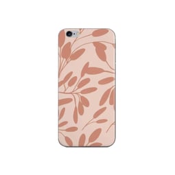 Eucalyptus pattern / pink iPhone Skin