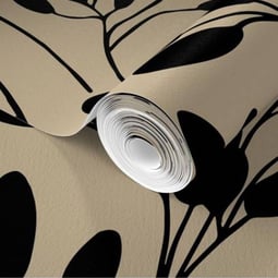 Eucalyptus pattern Wallpaper bymonika_rimiene