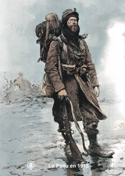 Le Poilu, soldat de la Grande Guerre