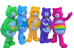 fabricacion de botargas para espectaculos infantiles de ositos cariñositos