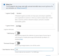 Alibaba Log Service deployment for ECS